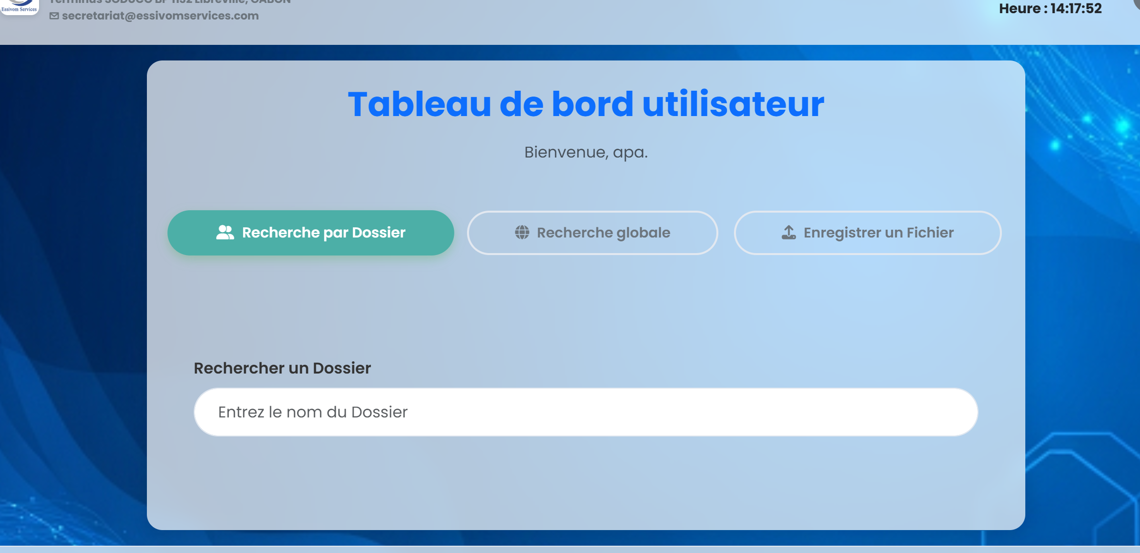 Système d'archivage des documents